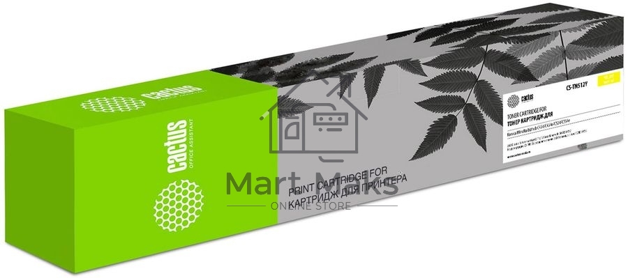 Картридж лазерный Cactus CS-TN512Y желтый (26000стр.) для Konica Minolta Minolta bizhub C454/C454e/C554/C554e