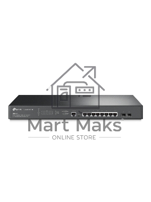 Коммутатор управляемый TP-Link SG3210XHP-M2 JetStream уровня 2+ с 8 портами PoE+ 2,5 Гбит/с и 2 портами SFP+