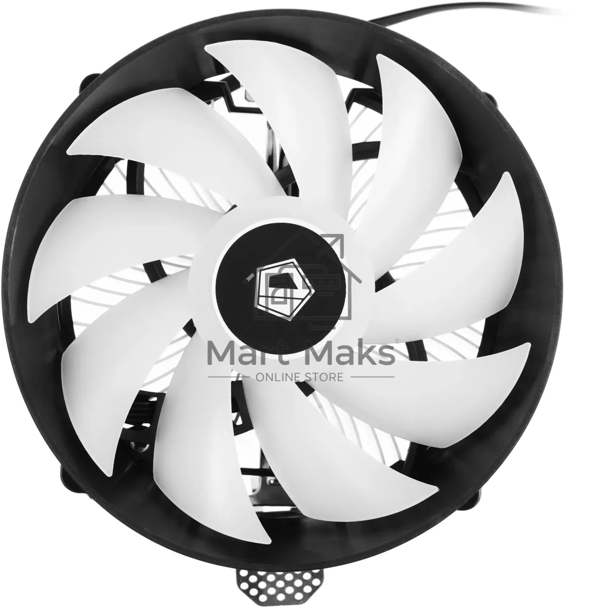 Кулер ID-COOLING DK-03 RAINBOW черный/серебристый 120мм алюминий 1800rpm 26db 4-pin 100W 63мм
