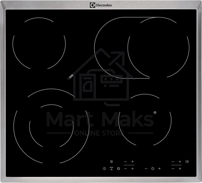 Электрическая варочная панель Electrolux EHF6346XOK независимая, чёрный