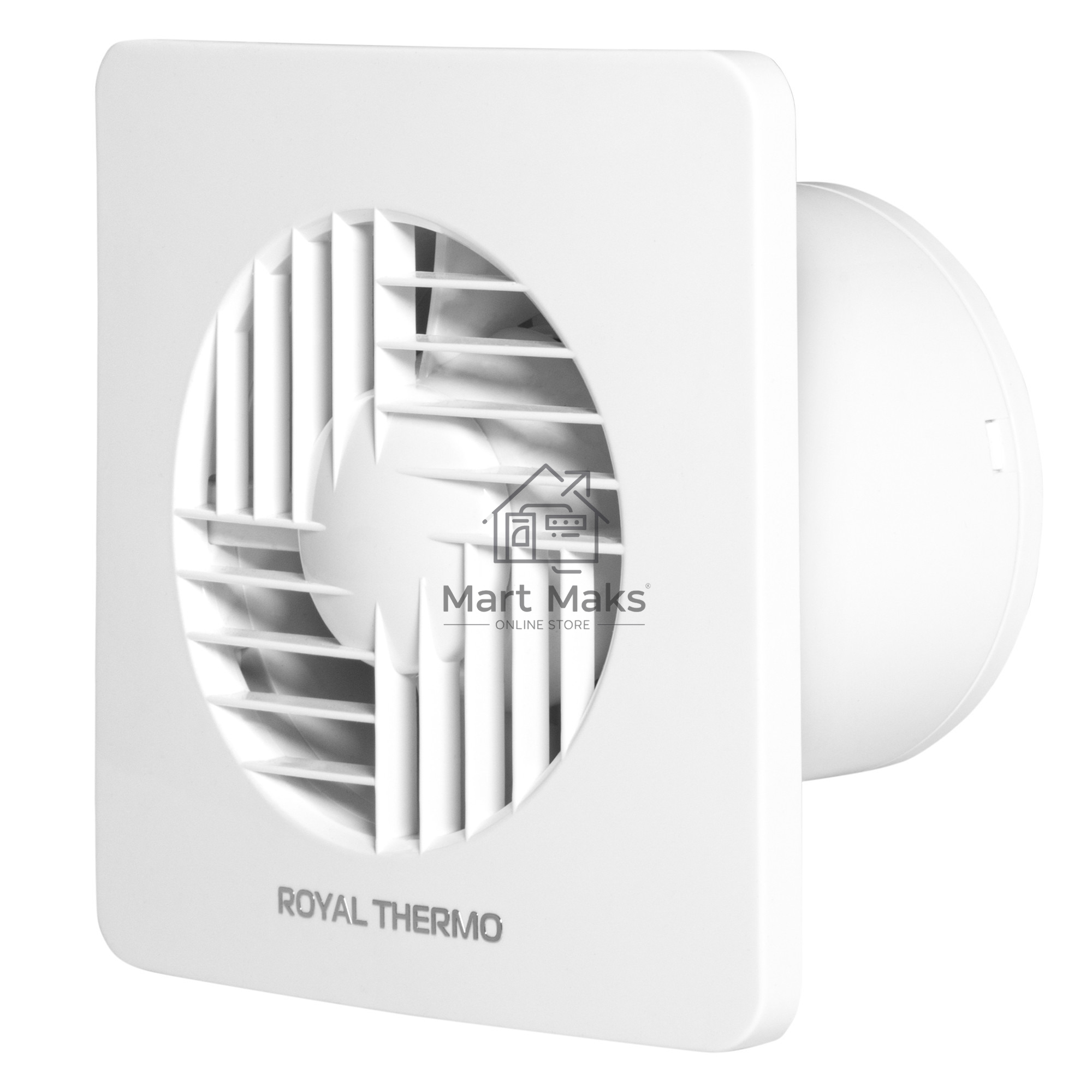 Вытяжной вентилятор Royal Thermo RAFT 100 белый НС-1608392