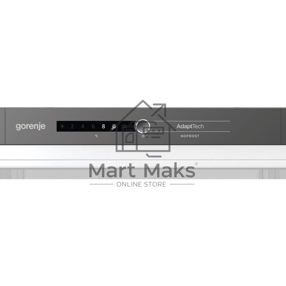 Встраиваемый холодильник Gorenje NRKI4182A1 белый двухкамерный 180/68л морозилка снизу, No Frost