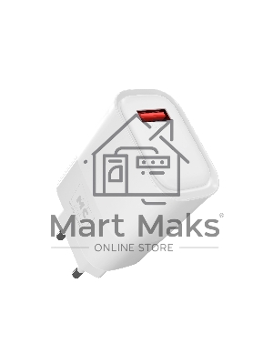 Зарядное устройство MORE CHOICE (4620202553423) NC09m 1USB 3.0A QC3.0 15W, белый