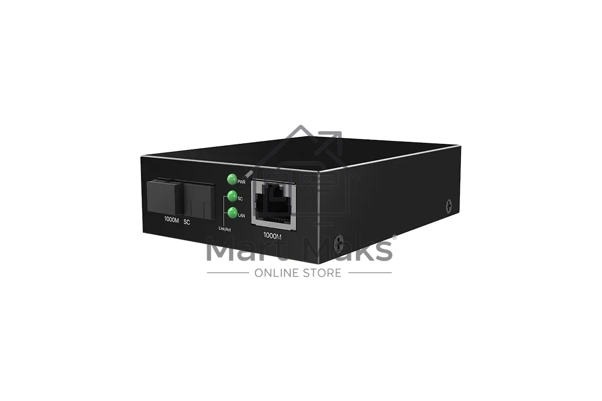 Медиаконвертер одномодовый Tenda TFC300B, RJ-45x1 Гбит/с, SCx1 Гбит/с, до 3 км