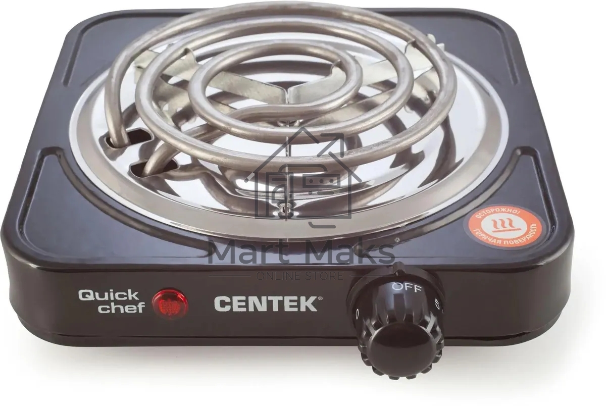 Плита настольная электрическая Centek CT-1508 черный