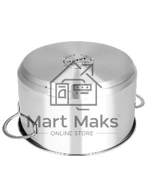 Кастрюля из нержавеющей стали APPETITE SH05273 pretty 2,7 л, стеклянная крышка с ободком и пароотводом, диаметр 18 см.