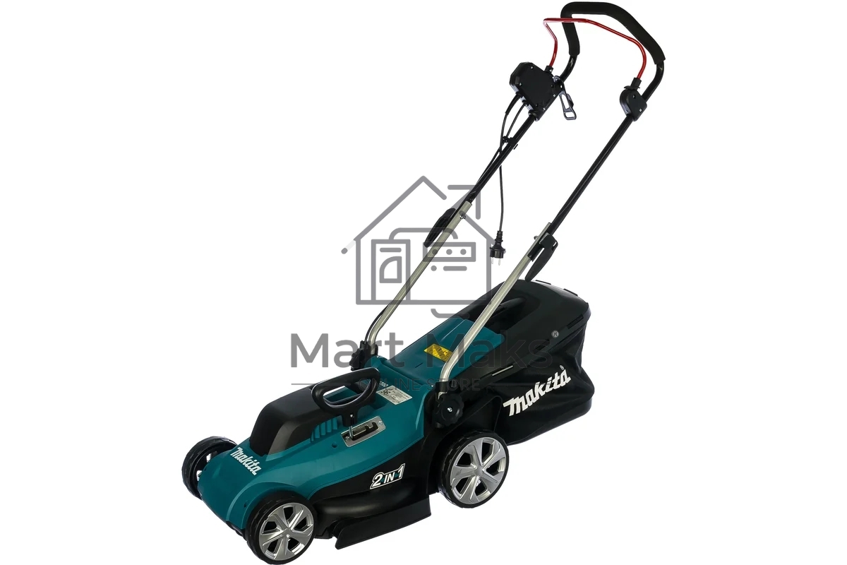 Газонокосилка электрическая Makita ELM3320, от сети, 1200 Вт