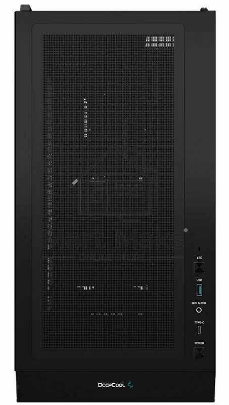 Компьютерный корпус DeepCool CH560 Digital черный (R-CH560-BKAPE4D-G-1) (ATX, без БП, 2хUSB, с окном)