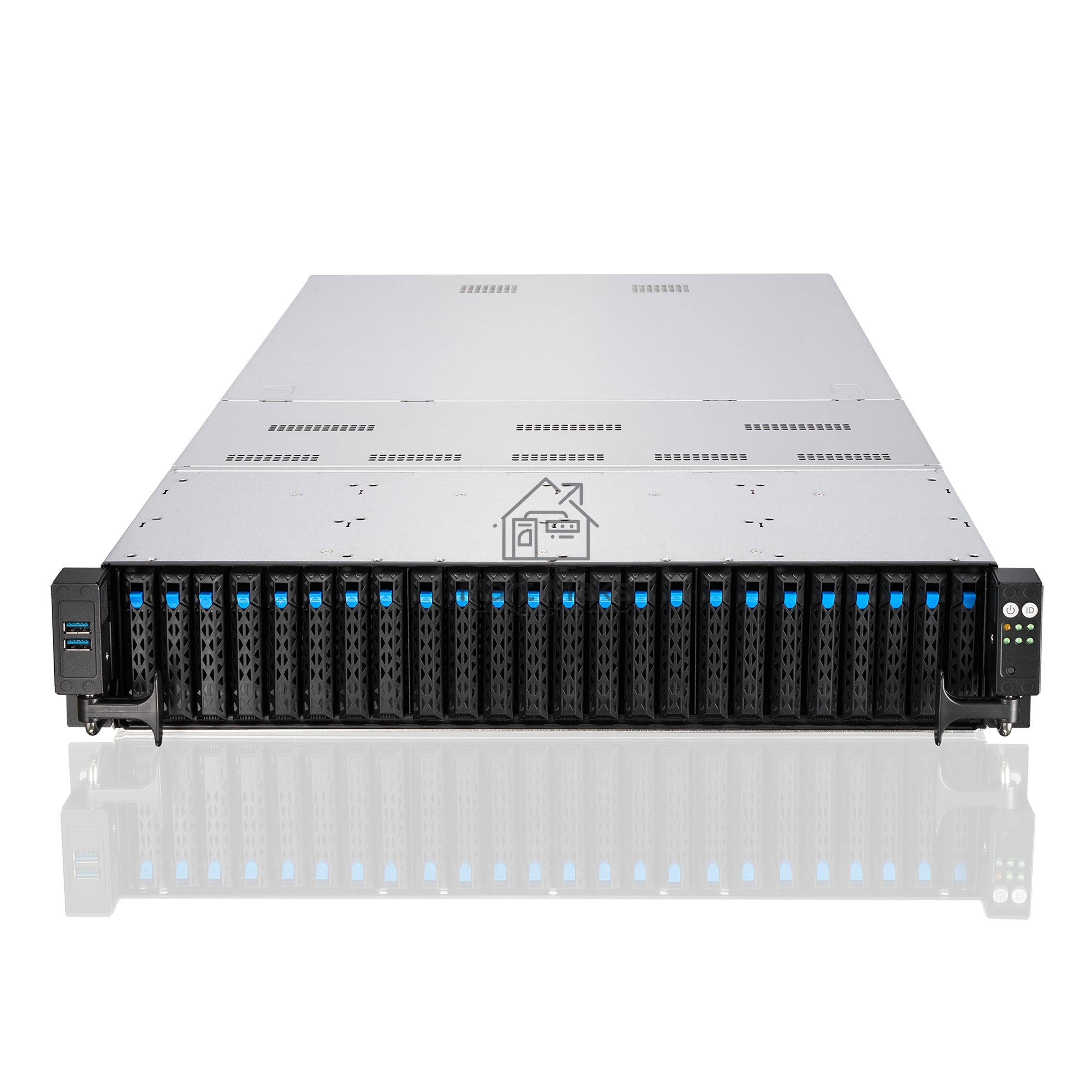 Серверная платформа ASUS RS720A-E11-RS24U/10G/1.6KW/24NVMe/OCP