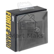 Розетка двойная TV+RJ45 кат.5E IEK FORTE&PIANO FP336 серый