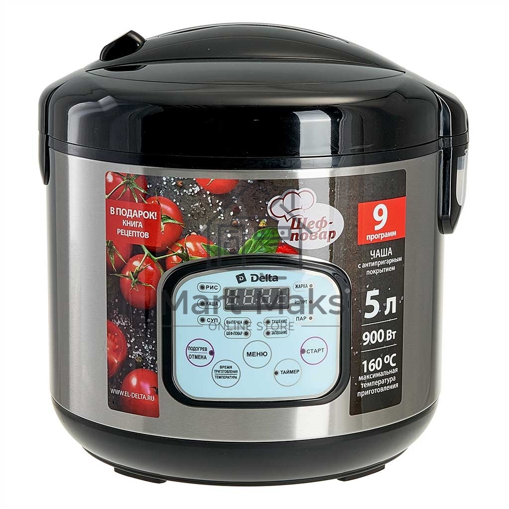 Мультиварка Delta DL-6517 черный