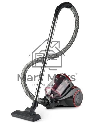 Пылесос Domfy DSC-VC704 черный/красный, 400/2400 Вт, уборка сухая, пылесборник контейнер 3 л