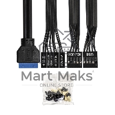 Корпус ExeGate BAA-503U2-UNS450, Mini-Tower, чёрный, 1 x 80/90 мм, БП 450 Вт