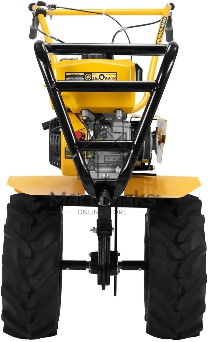 Мотоблок DPT-670S-PRO, 7 л.с., ремен.сцеп, фрез 3х4, ШОМ, передачи 6В/2Н Denzel
