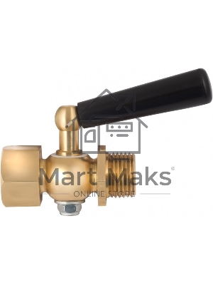 Кран трехходовой для манометра М20х1.5 ВН с фторопластовой прокладкой и натяжной гайкой