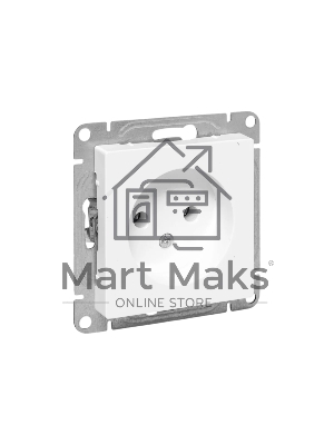Розетка EKF UP1-SOW-100 СП Эпика 16А без заземл. без шторок механизм бел.