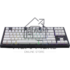 Клавиатура проводная игровая Defender Harpie GK-401 RU,чер/бел,87кн+FN,радуж,1.5м