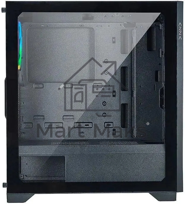 Компьютерный корпус Azza Hive черный без БП ATX 8x120mm 5x140mm 2xUSB2.0 1xUSB3.0 audio bott PSU