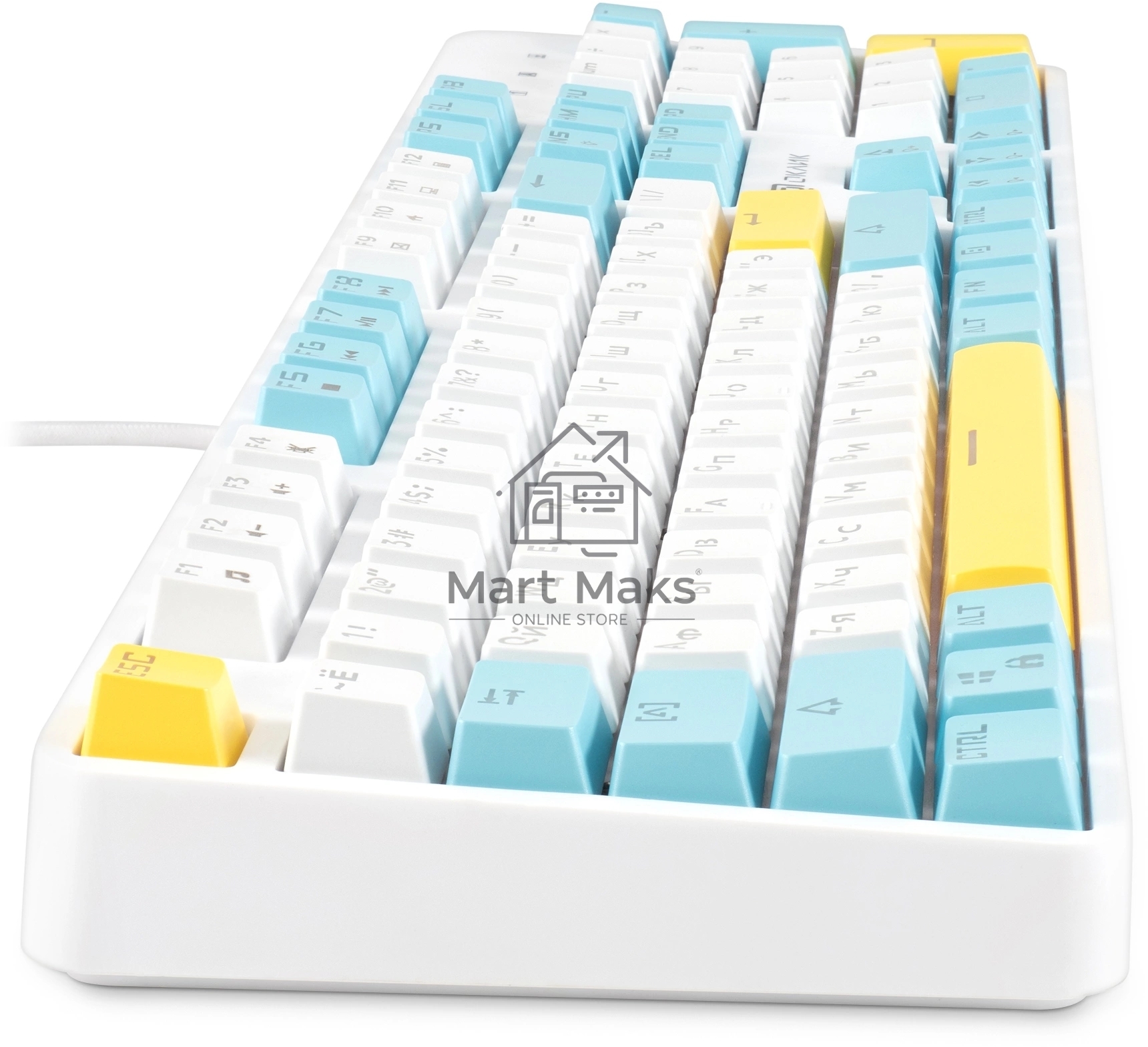 Клавиатура Oklick K951X (1901079) проводная, USB, белый