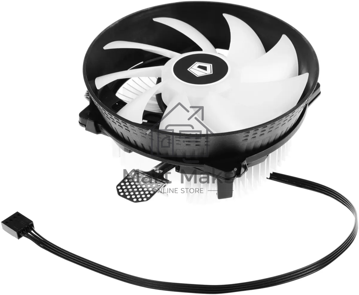 Кулер ID-COOLING DK-03 RAINBOW черный/серебристый 120мм алюминий 1800rpm 26db 4-pin 100W 63мм