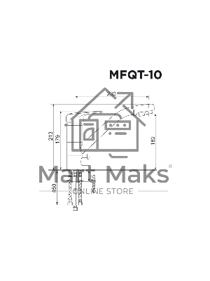 Кухонный смеситель Maunfeld MFQT-10B черный