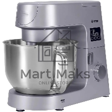 Миксер Vitek VT-PM0550 серебристый, стационарный, 2000 Вт, 6.2 л, 6 скоростей
