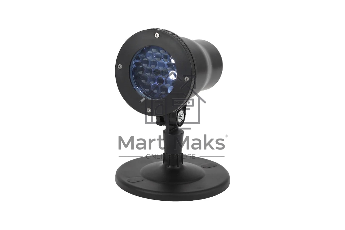 Проектор ЭРА LED Снежинки мультирежим холодный свет 220V, IP44 (8/280)