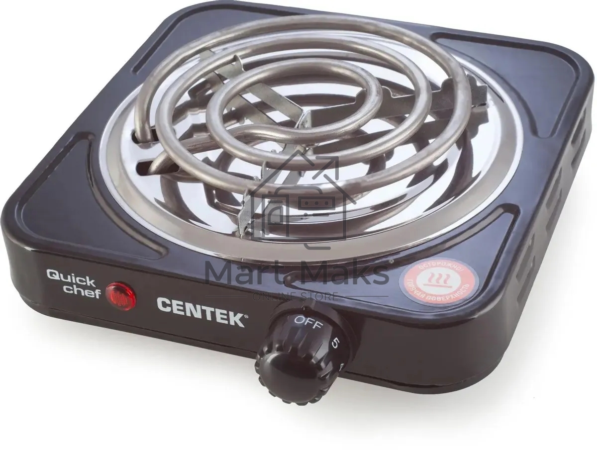 Плита настольная электрическая Centek CT-1508 черный