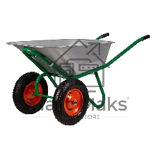 Тачка садово-строительная Palisad 2-х колесная, усиленная, грузоподъемность 320 кг, объем 100 л