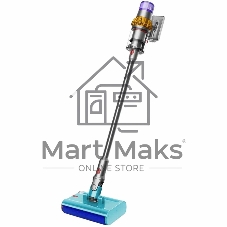 Пылесос вертикальный Dyson V15S SV47 Submarine Vac UK желтый/никель, питание от аккумулятора, 240 Вт, уборка влажная/сухая, пылесборник 0.75 л