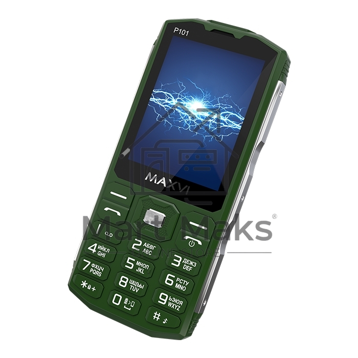 Мобильный телефон Maxvi P101 зеленый