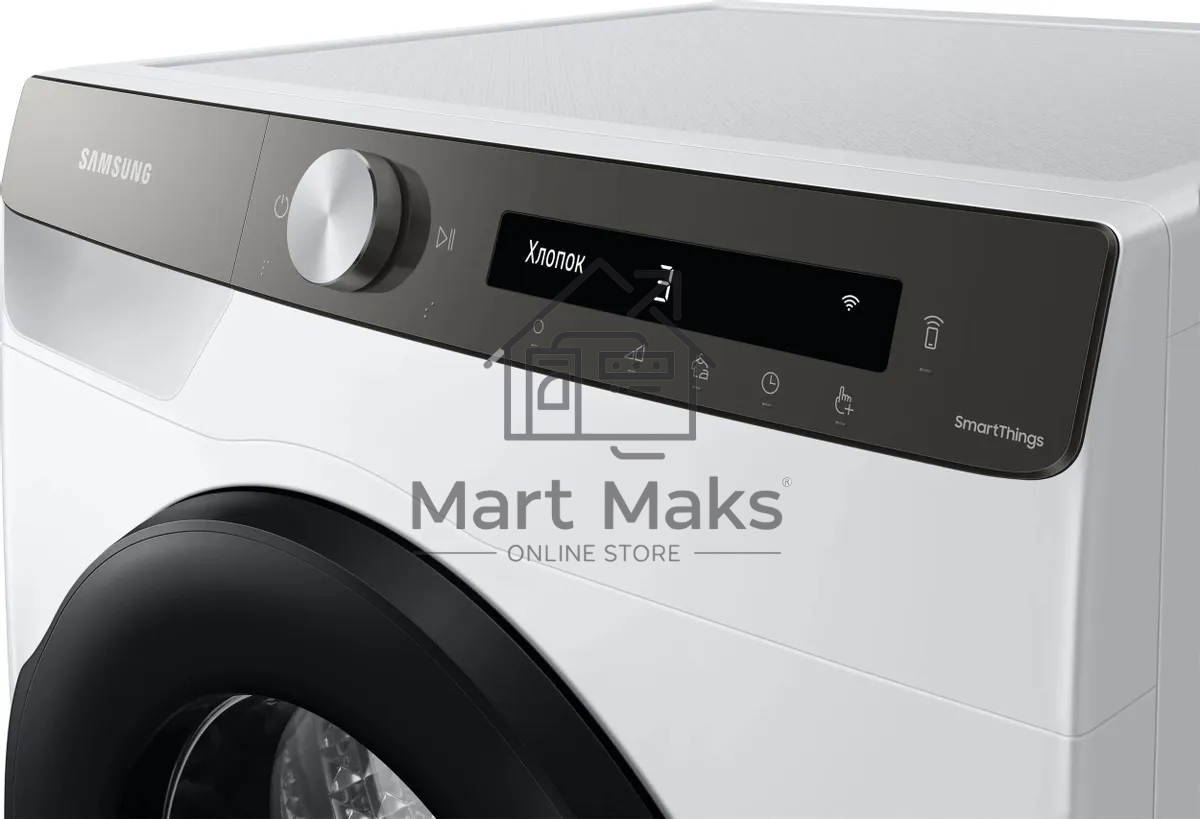 Сушильная машина Samsung DV90T5240AT/LP белый, 9 кг, сушка - тепловой насос, программ - 14, 60 x 85 x 65 см