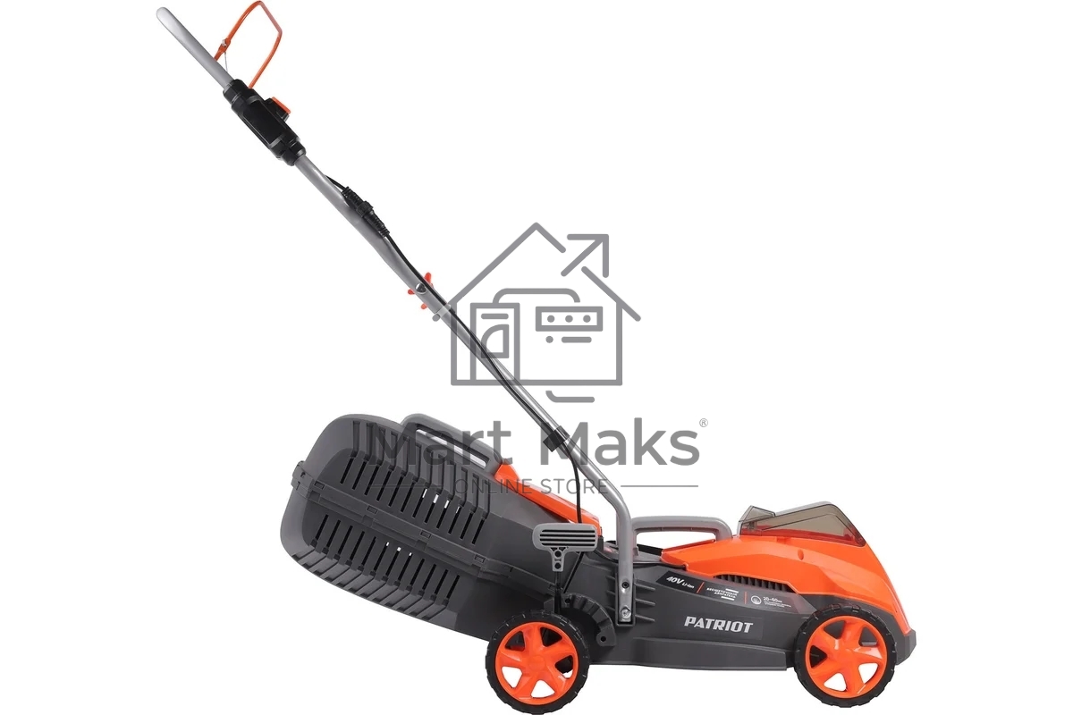 Газонокосилка аккумуляторная PATRIOT CM4000, 40В платформа LCT, 32см, бесщёточный дв, травосб. 30л, без АКБ и ЗУ