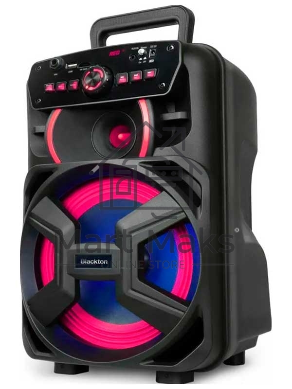 Портативная акустика Blackton Bt PBS2110 черный Мощность RMS 8 Вт Bluetooth