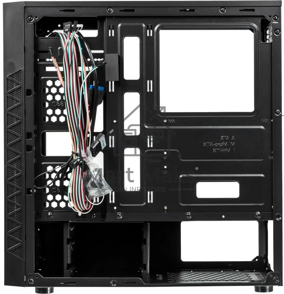 Компьютерный корпус Accord JP-VI черный без БП ATX 2xUSB2.0 1xUSB3.0 audio bott PSU