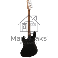 Бас-гитара STAGG SBJ-30 BLK 4-х струнная форма Jazz Bass, корпус павловния, гриф клен, накладка грифа палисандр, 20 ладов, мензура 867 мм, колки никелированные, бридж JB Classic, звукосниматели 2xJB, регуляторы 2x громкости, 1x тона, цвет черный
