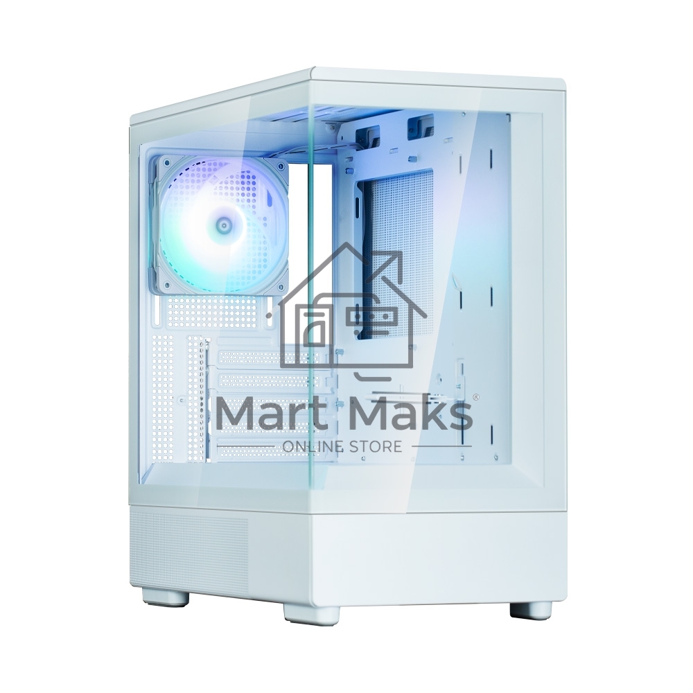 Компьютерный корпус ZALMAN P10, MATX, WHITE, WINDOW, 2x3.5