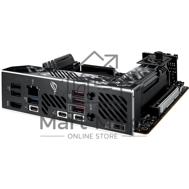 Материнская плата ASUS ROG STRIX Z890-I GAMING WIFI, LGA1851, Intel Z890, 2xDDR5, 2xSATA, 2xM.2, 1xPCI-E 5.0 x16, 1xHDMI, 2xThunderbolt 4, 1x2.5Gb LAN, 9xUSB-A, 1xUSB-C, 5.1, Mini-ITX
