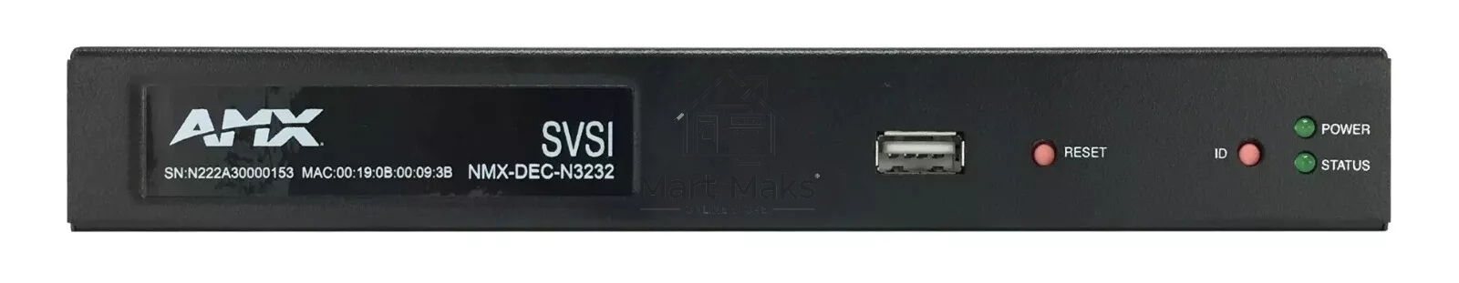Декодер/приемник сигнала HDMI over IP, H.264 AMX NMX-DEC-N3232