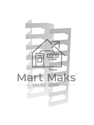 Кронштейн для хранения дисков настенный, белый Rexant