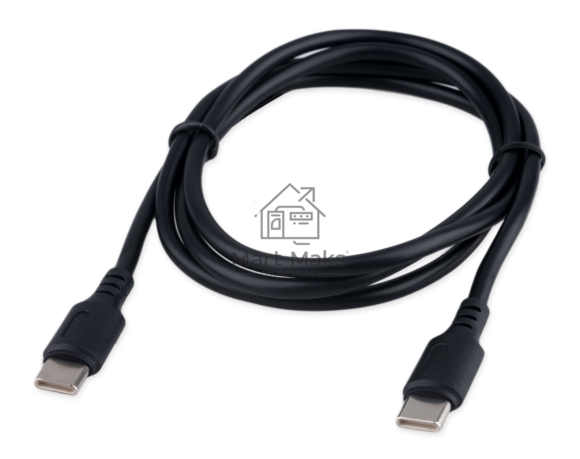 Кабель USB2.0 Cablexpert CC-USB2-CMCM-100-1M, Type-C/Type-C, 5A, 100Вт, PD/QC3.0, медь, 1м, черный, пакет