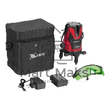 Лазерный уровень MTX MFL GREEN, 30 м, зеленый луч, акк. Li 2400 mAh, сумка, резьба 5/8