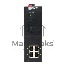 Коммутатор EKF TSX-ML2-1GX/SFP-4GTP, 4×1 Гбит/с PoE + 1×1 Гбит/с SFP, управляемый