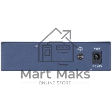 Коммутатор Hikvision DS-3E0505P-E, 4×1 Гбит/с PoE+ + 1×1 Гбит/с, неуправляемый