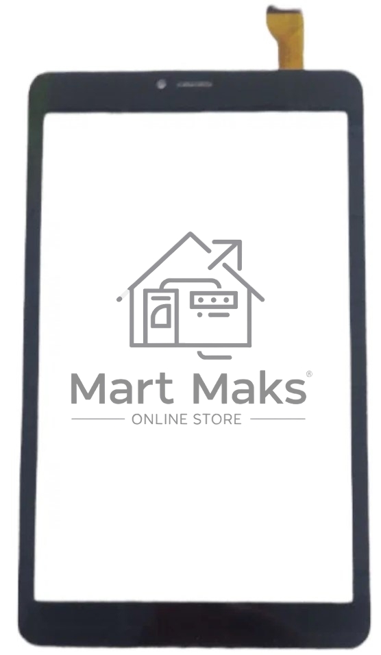 Сенсорное стекло (тачскрин) для BQ-8067L Hornet Plus, черное
