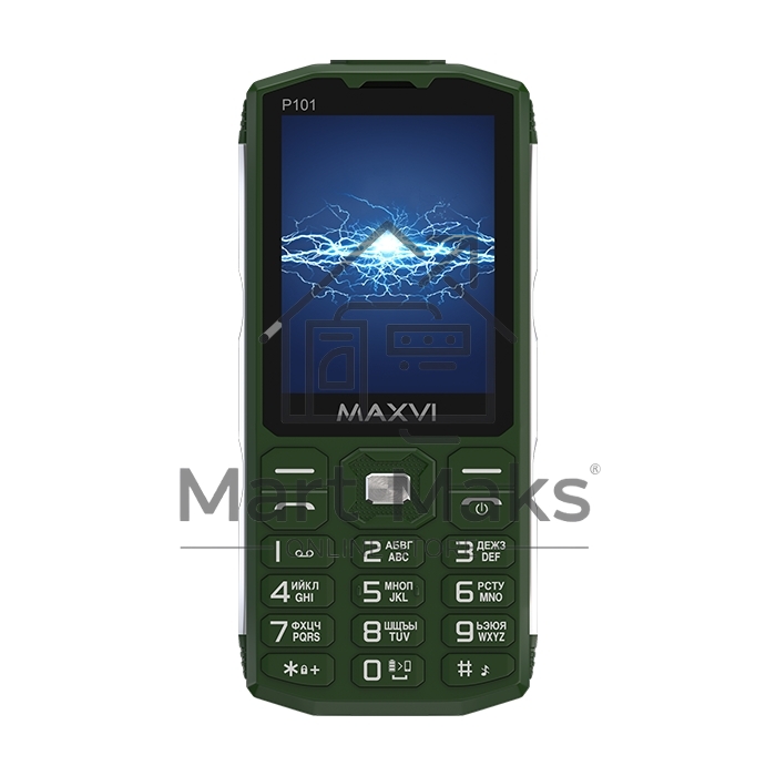 Мобильный телефон Maxvi P101 зеленый