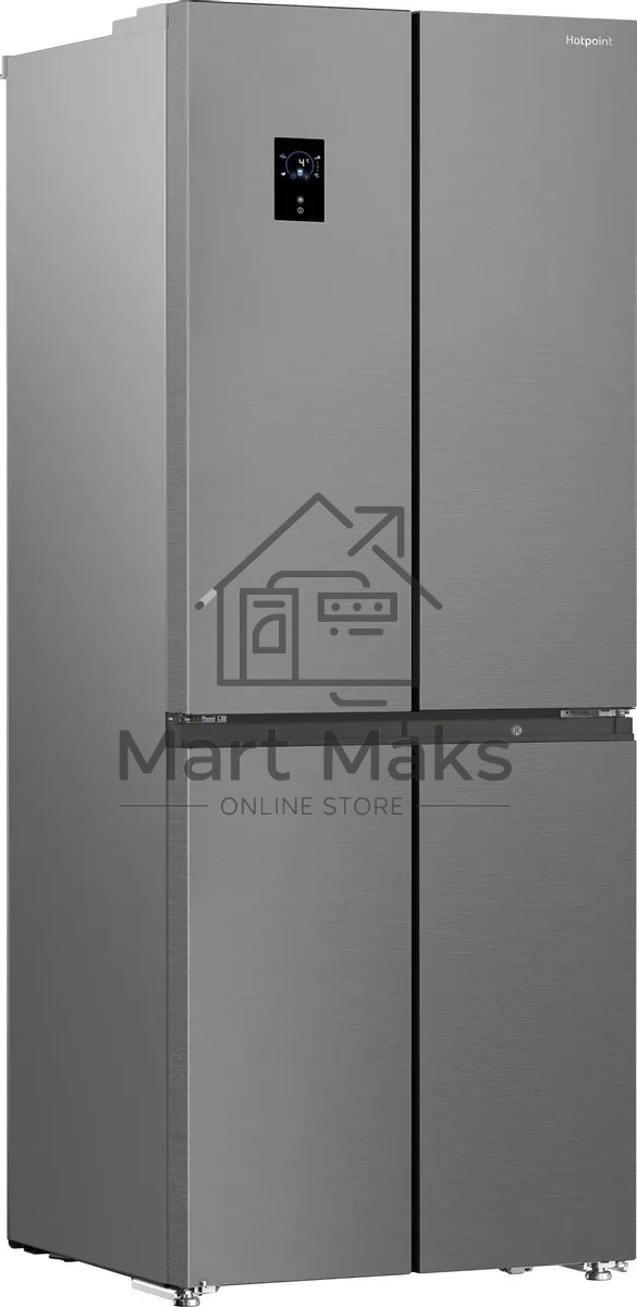 Холодильник Hotpoint HFP4 480I X нержавеющая сталь трёхкамерный 300/150л морозилка снизу, No Frost
