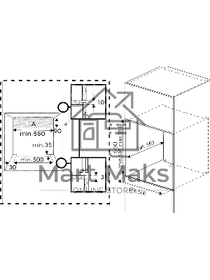 Встраиваемый духовой шкаф Beko BIOC1431KWNC белый