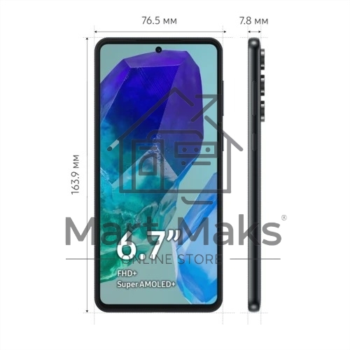 Смартфон Samsung Galaxy M55 5G 8/128Gb черный