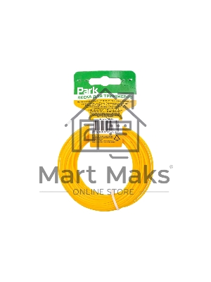 Леска PARK 2мм,15м,Круг,нейлон,д/триммеров (990595)